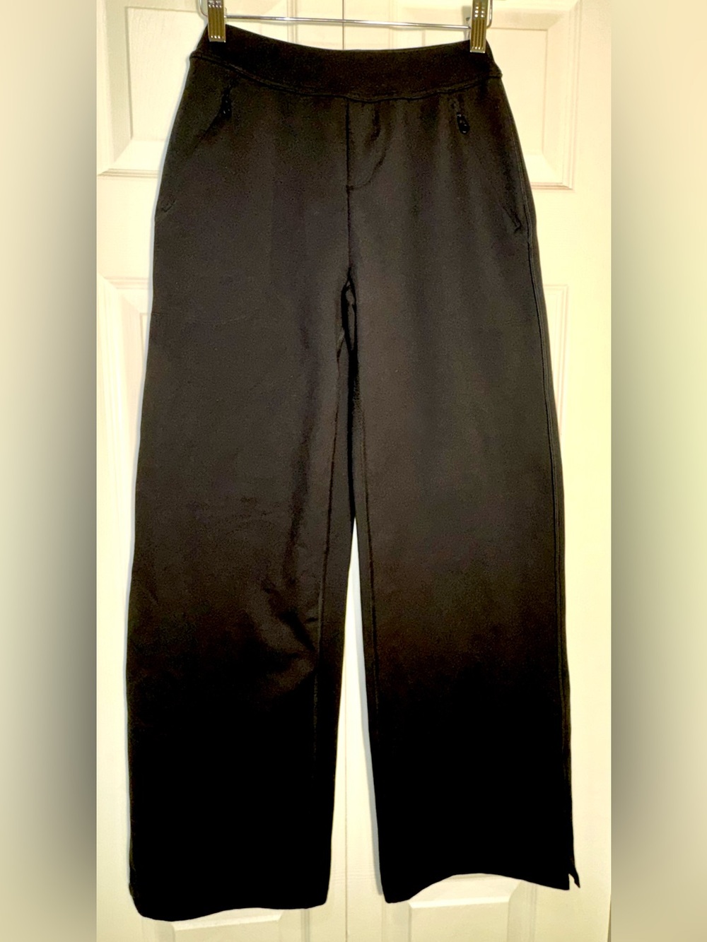 OFFLINE by Aerie The Hugger Trouser Black Wide Leg Pants XS